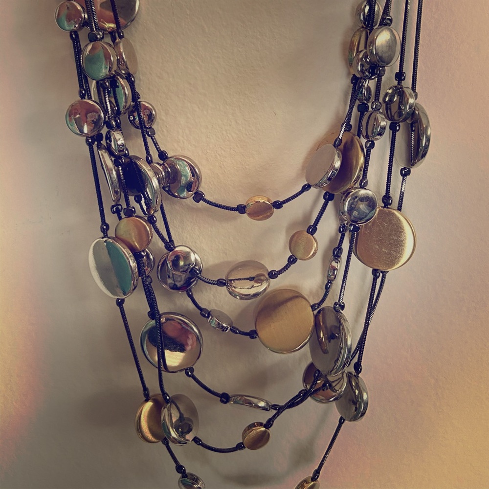 Mixed metals Chico’s necklace